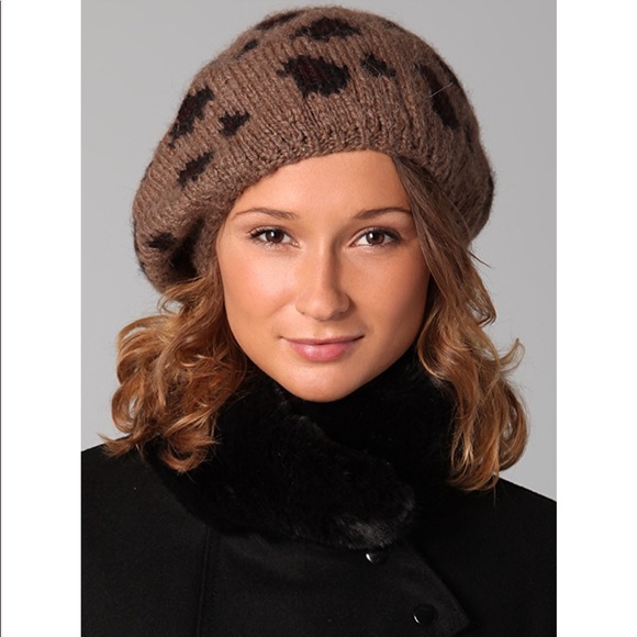 Eugenia Kim Baby Alpaca Leopard Print 